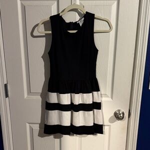 Bar III Kids Dress with Black and White Stripes